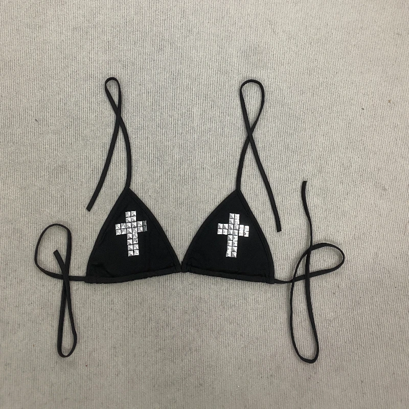 Summer new sexy solid color foreign trade bikini bikini women's beach vacation ins - Image 5