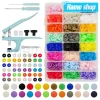 T5 Resin Snap Fastener Plastic Snaps Button Fastener With Install Plier Kit For DIY Sewing Crafting Tool and Clothing Handbags