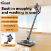 TINSOL 35000PA Cordless Vacuum Cleaner Vacuuming and Mopping All-in-One Vacuum Cleaner Handheld Smart Appliances