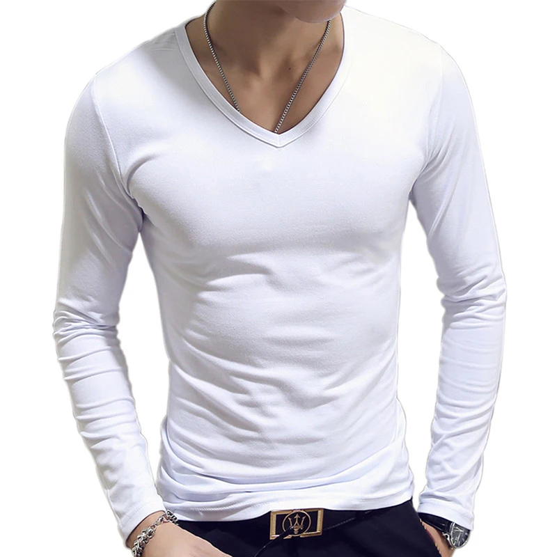 Tennis T Shirts Men Long Sleeve T-Shirt Sportswear Fitness T Shirts for Men Slim Fit T Shirts Designer Solid Tees Tops - Image 4