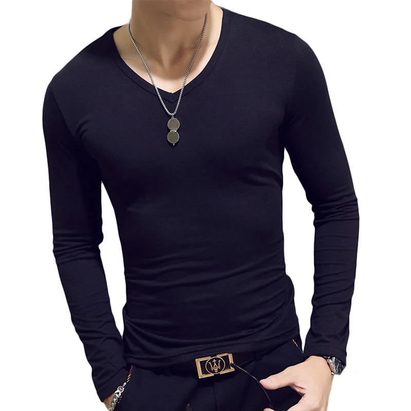 Tennis T Shirts Men Long Sleeve T-Shirt Sportswear Fitness T Shirts for Men Slim Fit T Shirts Designer Solid Tees Tops - Image 5