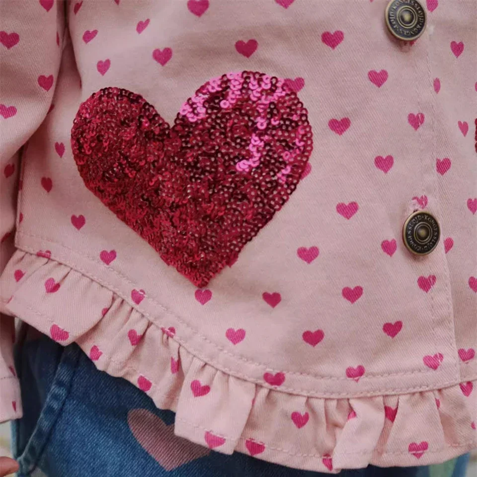 Toddler Girls Clothes Set 2025 KS Girl's Pants Kids Full Print Overalls Denim Dress Jeans Children Outwear - Image 3