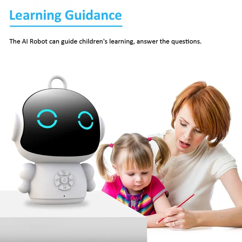 Tuya Smart AI Robot WiFi Early Education Toys for Children Speech Recognition & Voice Interactive Educational Learning Machine - Image 5
