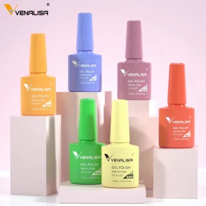VENALISA Nail Gel Polish VIP4 New 7.5ml Hema Free Semi Permanent Soak off UVLED Nail Gel Varnish Gorgeous Color Nail Gel Lacquer