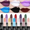 Vampire Cosplay Matte Lipstick Moisturizing Long Lasting Waterproof Non Fade Black White Colorful Lip Gloss
