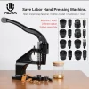 WUTA Manual Button Installation Tool Mute Punching Mushroom Rivets, Eyelet Hand Pressing (without /with Machine) DIY Craft Tools