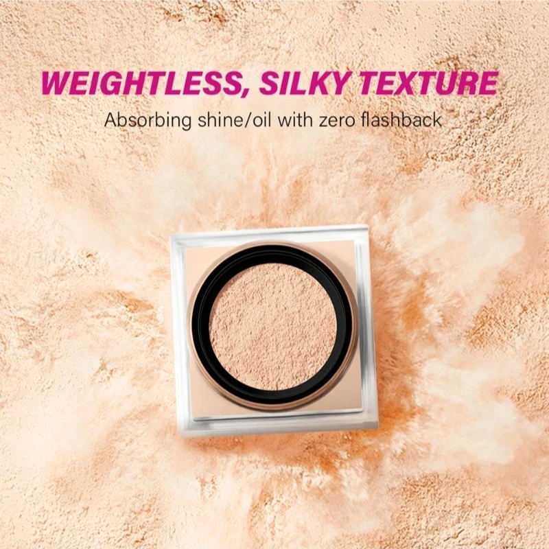 Waterproof Loose Powder Long Lasting Oil Control Face Smooth Matte Setting Loose Powder Natural Brightening Skin Tone Cosmetics - Image 5
