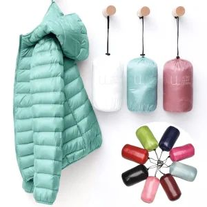 Women Winter Coat 2023 New Light White Duck Down Jacket Slim Women Winter Puffer Jacket Portable Windproof Down Coat