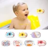 Y4QA Baby Bath Sponge Cartoon Toddler Hairwash Sponge Shower Foam Sponges Rubbing Brush for Children Toddler Bathing
