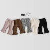 autumn Newborn Infant Baby Girls trousers Girl Plaid bell-bottoms Fashion Baby clothing