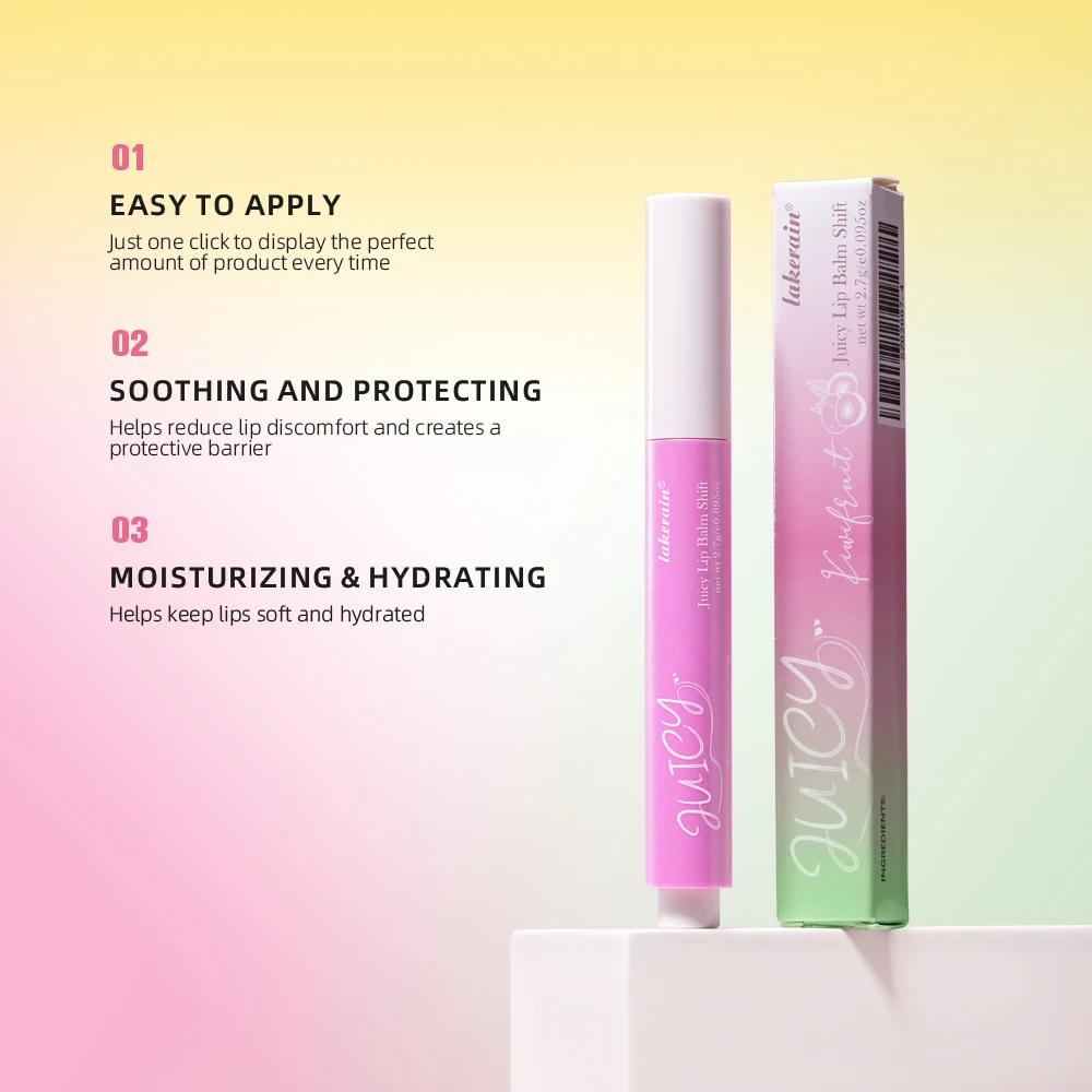juicy lip balm gloss Color Change Hydrating & Nourishing Lip Gloss Balm with Vitamin E Lip Balm Long Lasting Moisturizing Lipst - Image 4