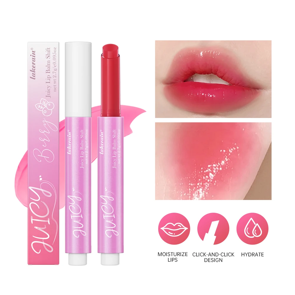 juicy lip balm gloss Color Change Hydrating & Nourishing Lip Gloss Balm with Vitamin E Lip Balm Long Lasting Moisturizing Lipst - Image 3