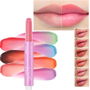 juicy lip balm gloss Color Change Hydrating & Nourishing Lip Gloss Balm with Vitamin E Lip Balm Long Lasting Moisturizing Lipst