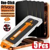 1-5PCS Dust-Free Privacy Anti-Spy Glass Screen Protectors For iPhone 17 Pro Max 17 Air 16Plus 15Pro 14 13 12 11 Mini XS XR 16e