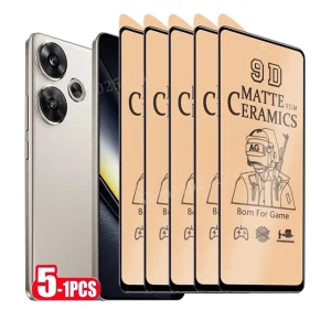 1-5PCS Matte Ceramic Film For POCO F6 F5 F4 F3 M6 M5 M4 M3 Pro Screen Protector For POCO X6 X5 X4 X3 Pro C65 C40 Not Glass Film