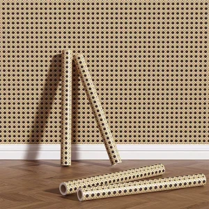 1 roll of 45cm anti fouling and waterproof self-adhesive PVC wallpaper for living room kitchen home decoration wall stickers