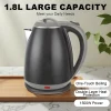 1.8L Stainless Steel Water Heater Fast Boil Electric Tea Kettle Anti-scalding Automatic Power-off Electric For Home
