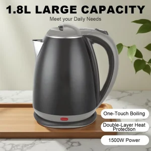 1.8L Stainless Steel Water Heater Fast Boil Electric Tea Kettle Anti-scalding Automatic Power-off Electric For Home