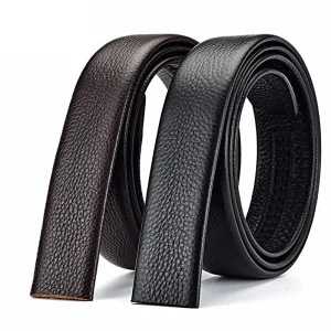 100 120 130 140 150 160 170 180cm Automatic Belt without Buckle Men Width 3.5cm No Buckle Good Quality Leather Belt Body Strap