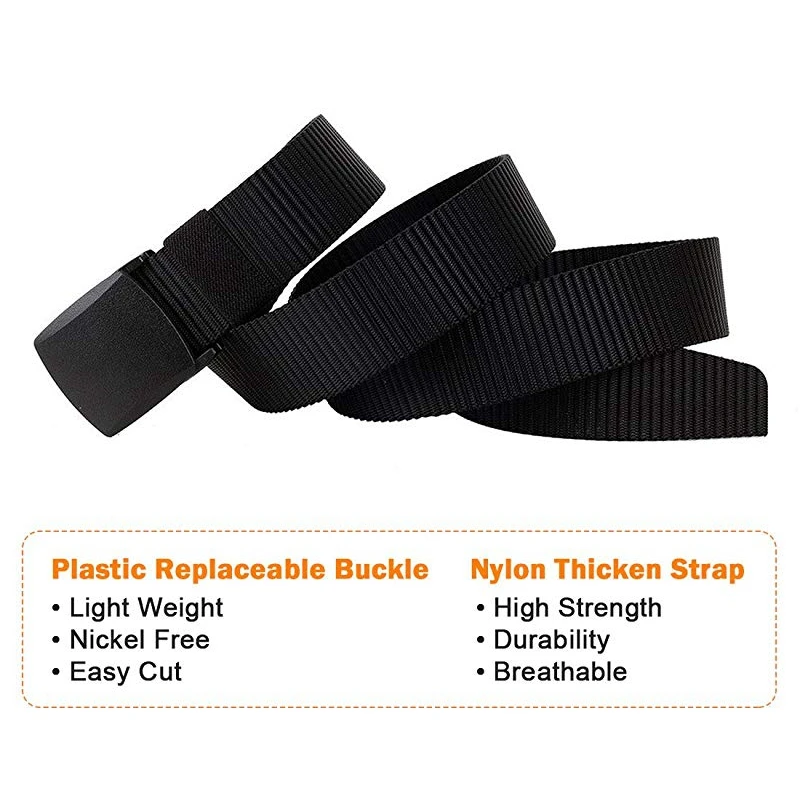 100-120cm Military Automatic Buckle Nylon Belt Outdoor Hunting Multifunctional Tactical Canvas Belt High Quality Men Belt - Image 3