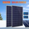 1000W /500WSolar Panel Kit 12V Solar Panel 100A Controller USB Port Portable Solar Battery Charger for Outdoor Camping Mobile RV