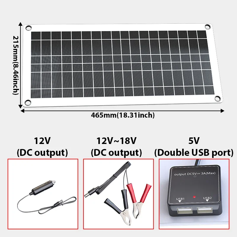1000W High Power Solar Panel Kit with 100A MPPT Controller - Complete 12V System for RV Camping & Outdoor Energy Needs - Image 2