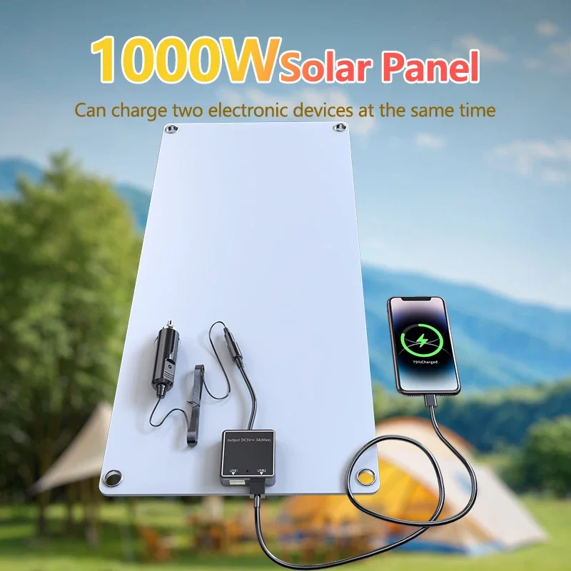 1000W High Power Solar Panel Kit with 100A MPPT Controller - Complete 12V System for RV Camping & Outdoor Energy Needs - Image 6