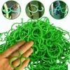 100/500PCS Plastic Garden Vine Strapping Clips Tie Plant Bundled Buckle Ring Garden Tomato Grapevine Hook Plants Support Tool