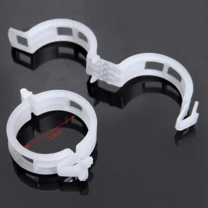 100Pcs Plant Clips Garden Vine Vegetable Tomato Trellis Clips for Upright Healthy Growth Anti-Aging Plastic Plant Supports