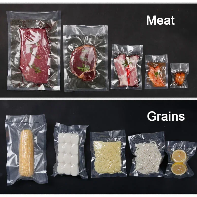 100pcs Food Vacuum Sealer Bags for Sous Vide Food Saver Kitchen Storage Bag BPA-Free Vacuum Packaging Bags Kitchen Tool - Image 4