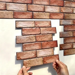 10Pcs 3D Wall Stickers PVC Self-adhesive Wallpapers for Kitchen Dining Living Room TV Background Home Decor Peel and Stick