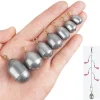 10Pcs Drop shot weight Iron Fishing Weights Sinkers Bell Sinker Water Drop Sinker for Wacky rig Catfishing Bass Fishing Tackle