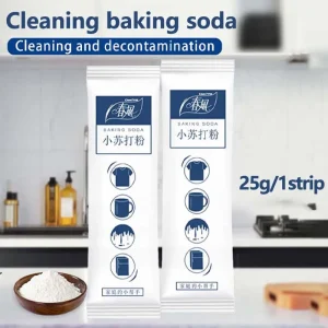10bags Sodium Bicarbonate Baking Soda Multi-functional Decontamination Cleaning Powder Decontamination White Powder Soda Powder
