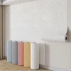 1/2.8/10m 3D thick adhesive wallpaper linen diatom mud wall sticker decoration renovation collision-proof home decoration