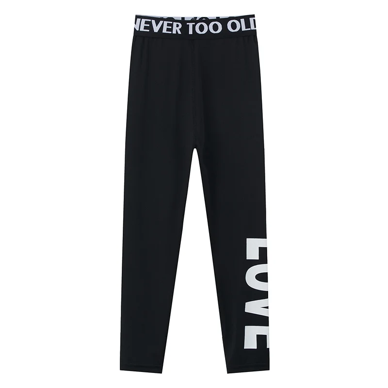 1/3 Pcs Multi-size Shark Parent-child Sister Pants Girls To Teenagers Slim Stretch Plus Size Black Pants Fashion Casual Leggings - Image 6