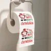 1/5pcs Happy 2026 New Year Christmas Toilet Roll Paper Xmas Tissue Roll Kitchen Home Decoration Holiday Party Supplies
