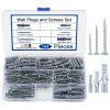 164pc screw set 82 impact dowels plasterboard screws self-drilling for masonry concrete walls M35 M4 M5 M6 M8 anchor bolts