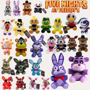 18cm New Five Night At Freddy Fnaf Cute Plush Toys Game Doll Bonnie Bear Foxy Cartoon Stuffed Doll Freddy Toys For Children Gift