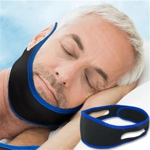 1PC CPAP Anti Snore Chin Strap Stop Snoring Adjustable Snore Belt Sleep Apnea Chin Support Straps Health Care Sleeping Aid Tools