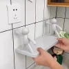 1PC Self Adhesive Shampoo Shelf Shower Storage Rack Bathroom Organizer Cosmetic Towel Holder Kitchen Home Decor Kitchen Items