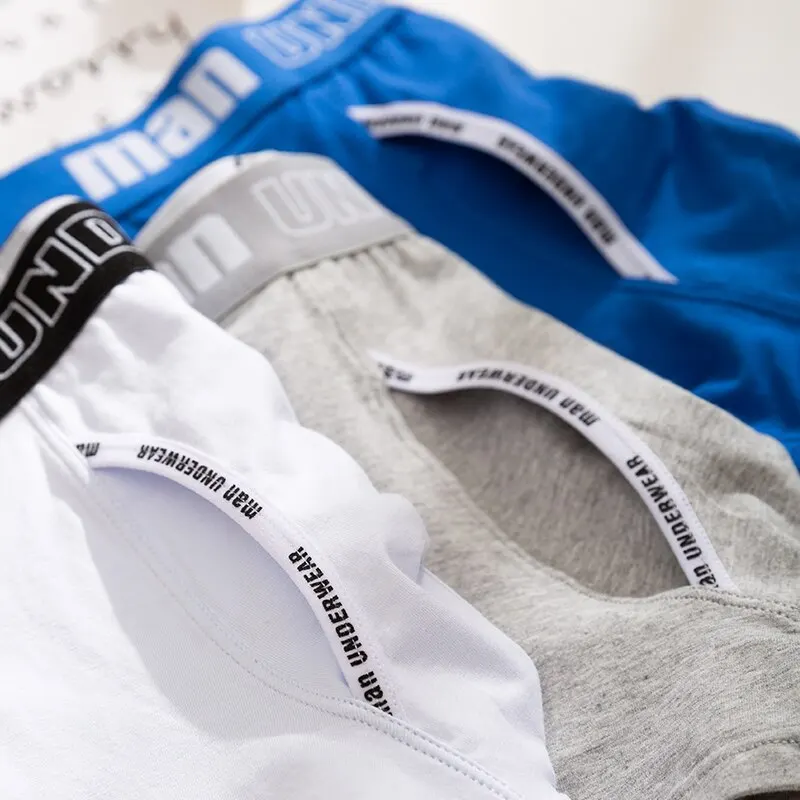 1PCS Cotton Mens Underpants Soft Boxer Men Breathable Solid Underwear Flexible Boxershorts Cuecas Vetement Homme - Image 3
