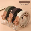 1Pc Canvas Belts for Men Fashion Metal Pin Buckle Military Tactical Strap Male Elastic Belt for Pants Jeans