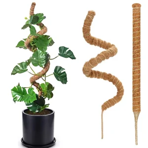 1Pc Moss Pole For Plants Monstera,Inch Tall Bendable Moss Poles For Climbing Plants Indoor, Large Handmade Plant Pole Sticks