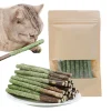 1pack Cat Grass Sticks Indoor Cat Teething Grass Sticks Teething Stick Snacks For Cats Cat Grass Sticks For Hairball Removal