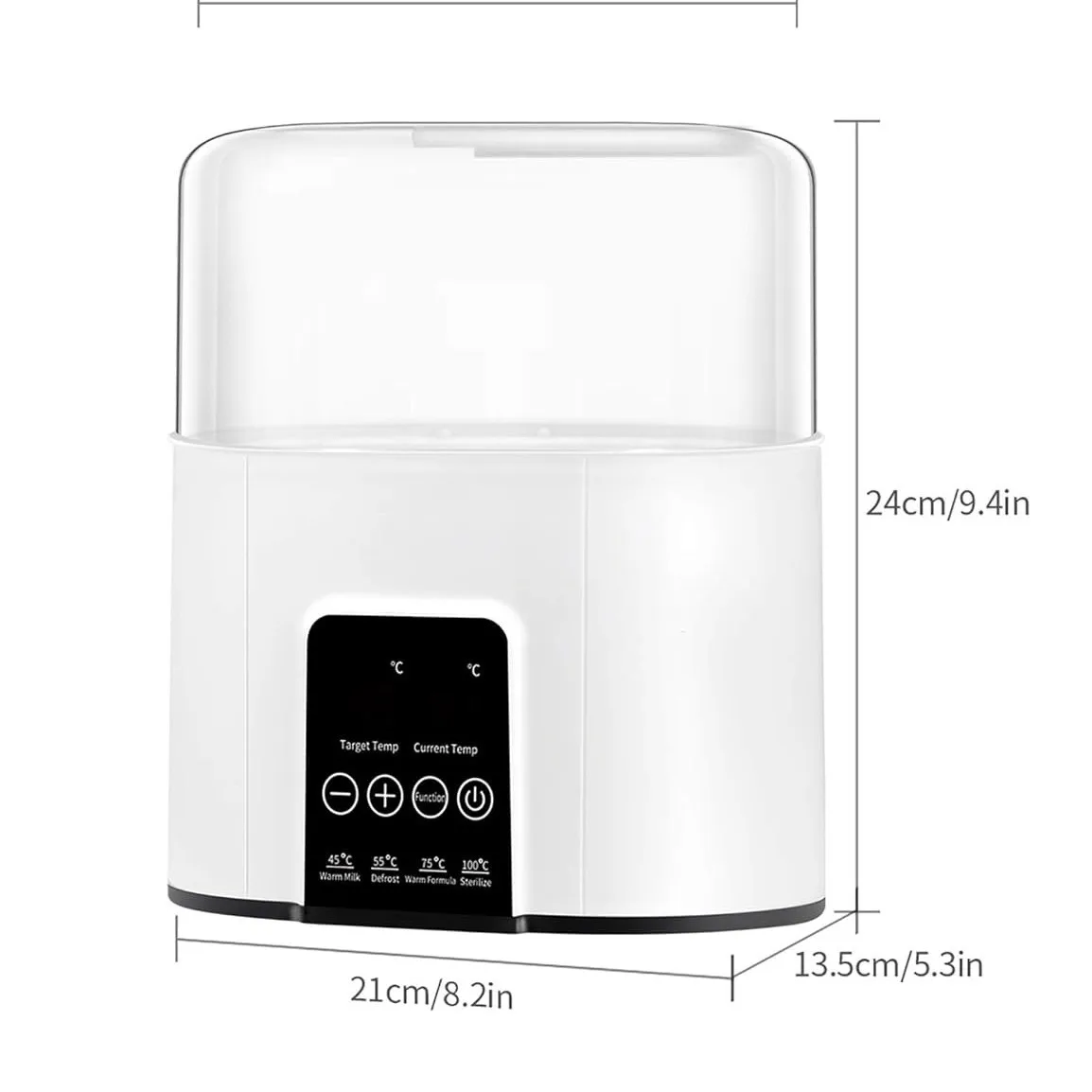 2 in1 Baby Nursing Bottle Heater Sterilizer Automatic Intelligent Thermostat Milk Bottle Heater Sterilizers Warmers Disinfection - Image 2