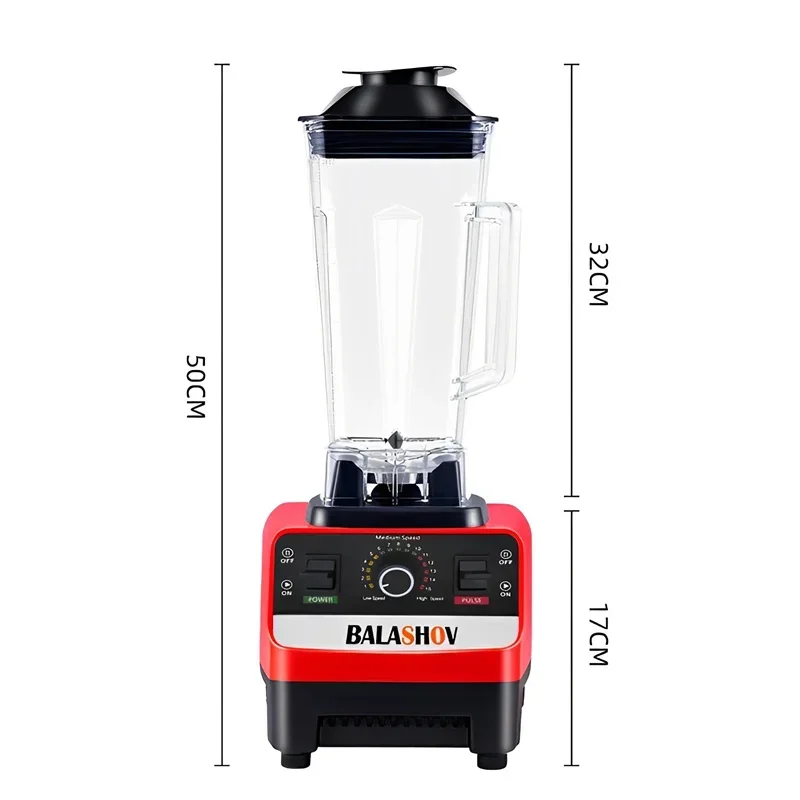 2000W Heavy Duty Commercial Grade Blender Mixer Juicer Fruit Food Processor Ice Smoothies Blender High Power Juice maker Crusher - Image 5