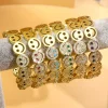 2025 New Light Luxury Colorful Smiley Face Bracelet, Unique Design Stackable Hand Jewelry, Fashionable, Personalized and Cool