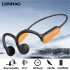 2025 True Bone Conduction Earphones Bluetooth 5.3 Sports Wireless Headphones Ear Hook Waterproof Headset for Running Driving