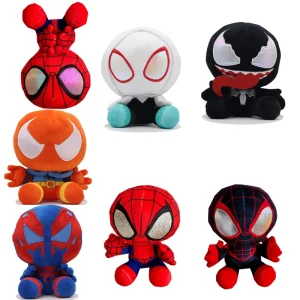 2026 Hot Man Spidermaned Plush Toys Movie Dolls MarvelAvengers Soft Stuffed Hero Captain America Iron Christmas Gifts for Kids