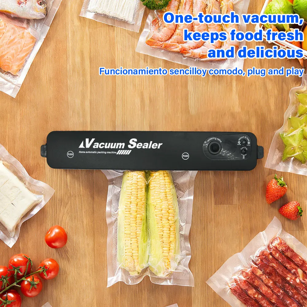 2026 NEW Automatic Small Food Vacuum Sealer Sealing Machine Compact Food Preservation Packing Machine for Cooked and Fresh Food - Image 4